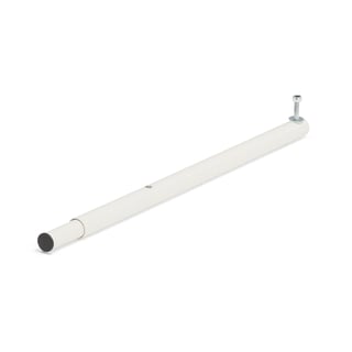 Výškově nastavitelná noha ke stolu Borås + Sonitus, 720-900 mm, bílá