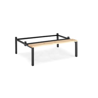 Rám na nožičkách s lavičkou, Š 800 mm