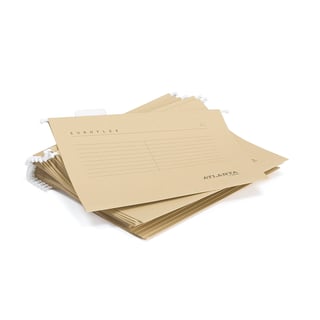 Hängemappen DIN A4, natur, 25 Stk./Packung