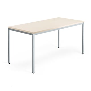 Laud QBUS, 1600 x 800 mm, hõbehall/ kask