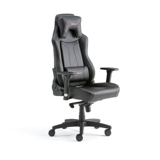Gamingstuhl LINCOLN, Kunstlederbezug, schwarz