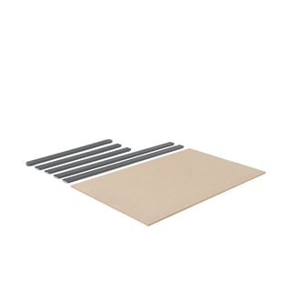 Półka dodatkowa COMBO, 1840x1230 mm, ciemnoszary