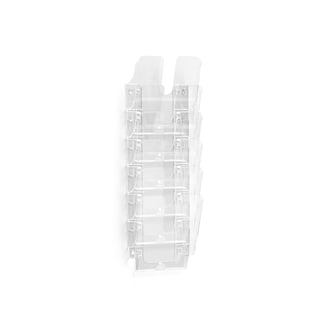 Prospektwandhalter EDITION mit 6 Fächern A4, transparent