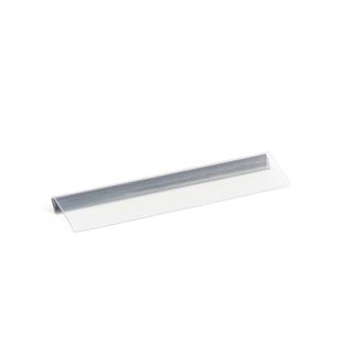 Label holder, 210x39 mm, magnetic, 27° angle