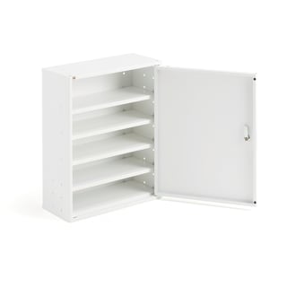 Szafka warsztatowa SERVE, bez pojemników, 580x470x205 mm, biały