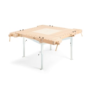 Tisleripink FYRAN, 1600 x 1600 mm, pöök, kõrguses hüdr. reguleeritav