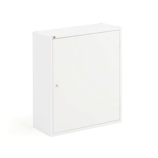 Kovová skříňka SERVE, 800x660x275 mm, bílá