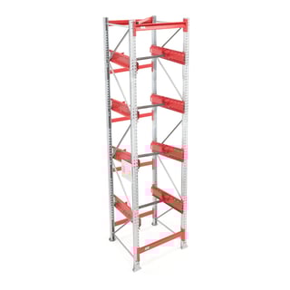 Cable reel racking ULTIMATE, basic unit, 4000x950x1100 mm