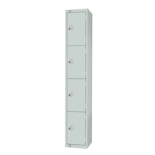 Elite locker, 4 door, 1800x300x300 mm, grey