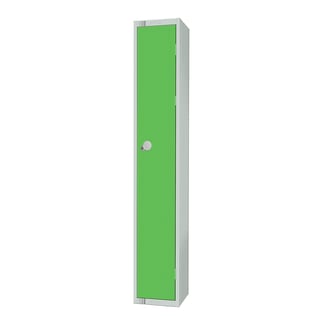 Elite locker, 1 door, 1800x300x450 mm, green