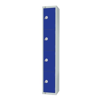 Elite locker, 4 door, 1800x300x450 mm, dark blue