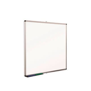Budget magnetic whiteboard, 1200x1200 mm