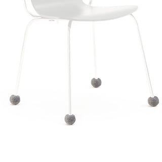 Silent socks, Ø16-22 mm, mörkgrå