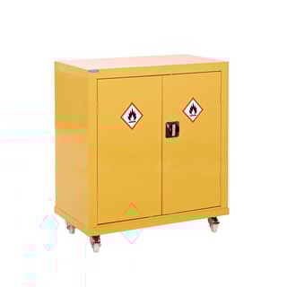 Mobile hazardous substance cabinet, 1040x900x460 mm