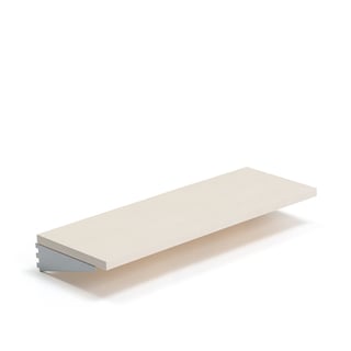 Bench seat JEPPE, 900 mm, birch, alu