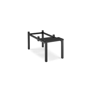 Bänkstativ till klädskåp, 300 mm, svart