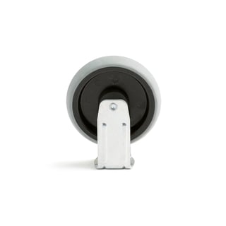 Pevné gumové koliesko, 125x32 mm, nosnosť 100 kg