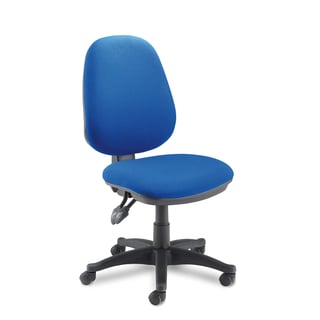 Office chair FLEET, w/o armrests, blue