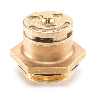 Brass drum vent, vertical, 2" NPT