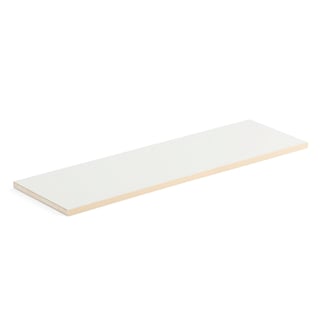 Hyllytaso säilytyskaappiin THEO, 800x300/320 mm, selkänojan väri: koivu, valkoinen