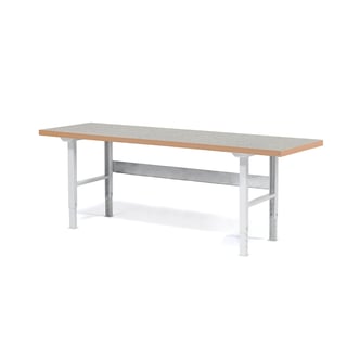 Arbeidsbord SOLID, L2500 B800 mm, vinyl