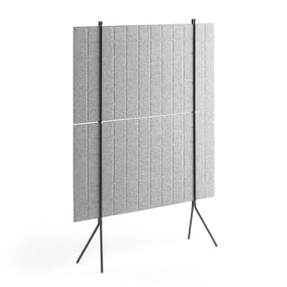 Podna pregrada SPLIT, 1200x1500 mm, svijetlo siva