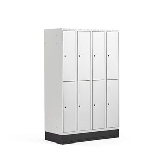 Hoiukapp CLASSIC, 8 ust, soklil, 1890 x 1200 x 550 mm, hall