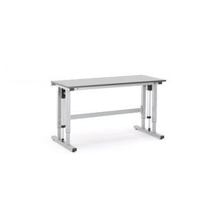 Height adjustable workbench MOTION, electric, 300 kg load, 1500x600 mm