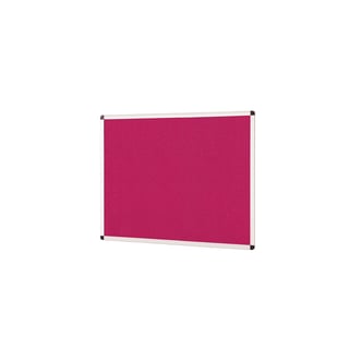 Colourful aluminium framed noticeboard, 1200x900 mm, magenta