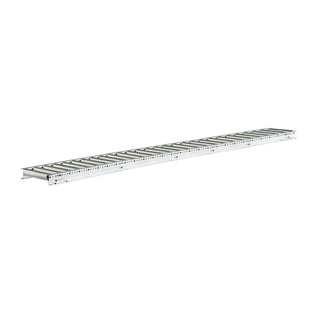 Roller conveyor LINE, steel rollers, 3000x300 mm