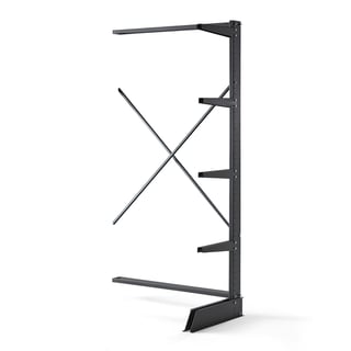 Cantilever racking PLUS, single sided, add-on section, 2500x1288 mm