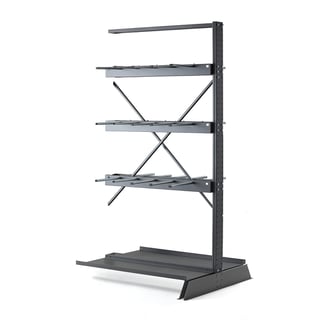 Vertikalni regal, dvostranski, dodatna enota, 2500x1250 mm