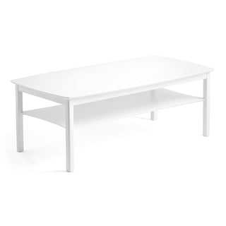 Coffee table MARATHON, 1200x700 mm, white