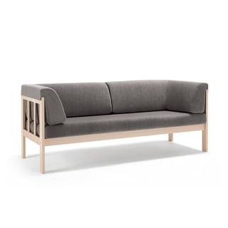 3-sits soffa KIM, Tyg Medley ljusgrå