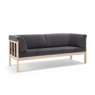 Sofa KIM, 3-seter, stoff Medley mørk grå