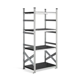 Laoriiul TRANSFORM, põhiosa, 1972 x 975 x 600 mm, 4 tasandit, must