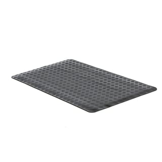 Oliebestendige werkplekmat STRONG, per meter, b 1400 mm, zwart