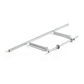 Roll holder for workbench MOTION to fit under worktop, L 2000 mm