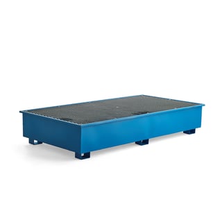 Valuma-allas kahdelle IBC-kontille, 2530x1310x450 mm, 1200 litraa