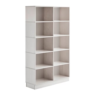 Hylleseksjon RICO, 10 rom, hvitpigmentert