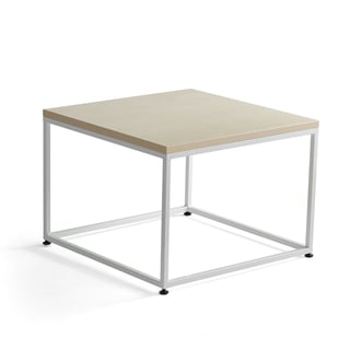 Sofabord MOOD, 700x700 mm, birk
