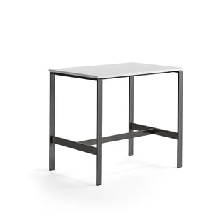 Bord VARIOUS, 1200x800 mm, höjd 1050 mm, svart, vit