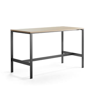 Konferenčna miza VARIOUS, 1800X800X1050 mm, črna, hrast