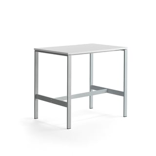 Table VARIOUS, 1200x800x1050 mm, silver, white