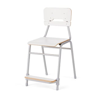 Elevstol ADDITO, H500 mm, hvit