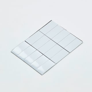 Magnetne trake za suho brisanje, 22x50 mm, bijele boje