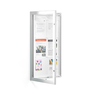 Oglasna ploča s bravom, 1080x590x30 mm