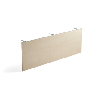 Predný panel pre stôl QBUS, 1600x500 mm, breza