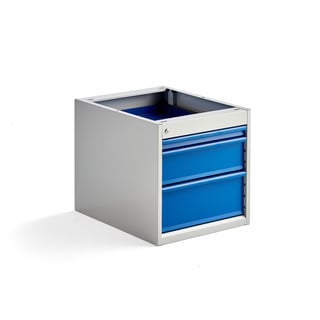 Skuffesektion SOLID, til ophængning, 3 skuffer