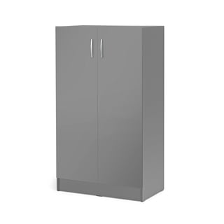 Kontorskap FLEXUS, H1325 B760 D415 mm, grå
